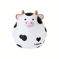 Large Capacity Creative Cow Piggy Bank Cartoon Desktop Ornaments Birthday Gift