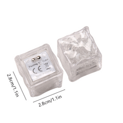 Colorful Luminous Ice Cubes - Heart Square Three Shaped