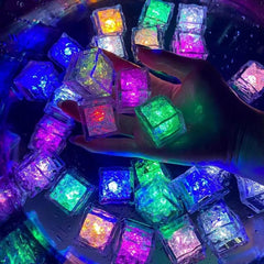 Colorful Luminous Ice Cubes - Heart Square Three Shaped
