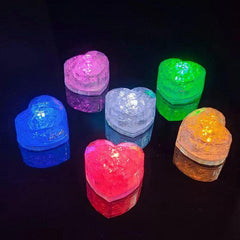 Colorful Luminous Ice Cubes - Heart Square Three Shaped