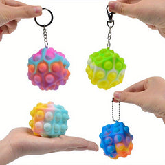Decompression Bubble Ball, 6 Sided Silicone Venting Ball