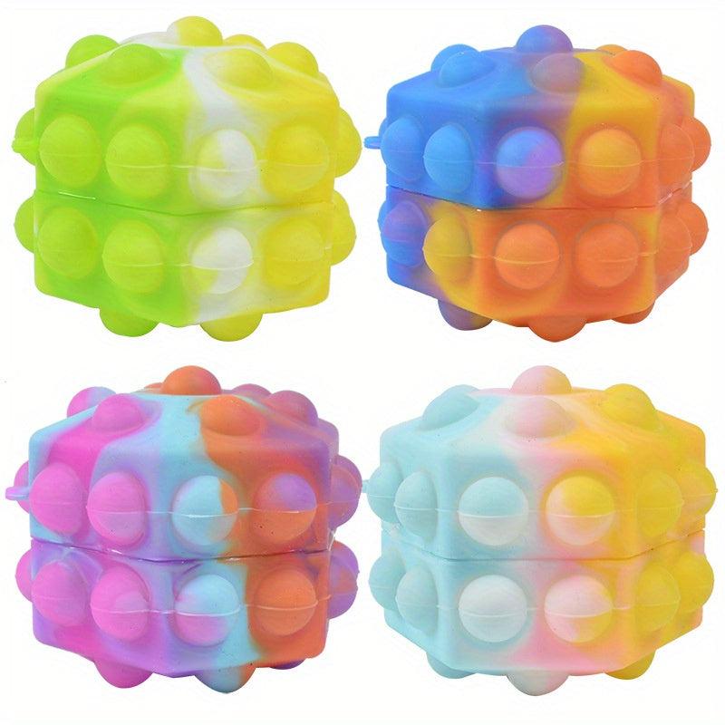Decompression Bubble Ball, 6 Sided Silicone Venting Ball