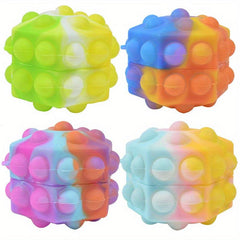 Decompression Bubble Ball, 6 Sided Silicone Venting Ball
