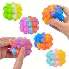 Decompression Bubble Ball, 6 Sided Silicone Venting Ball