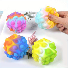 Decompression Bubble Ball, 6 Sided Silicone Venting Ball