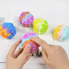 Decompression Bubble Ball, 6 Sided Silicone Venting Ball
