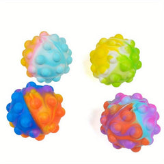 Decompression Bubble Ball, 6 Sided Silicone Venting Ball