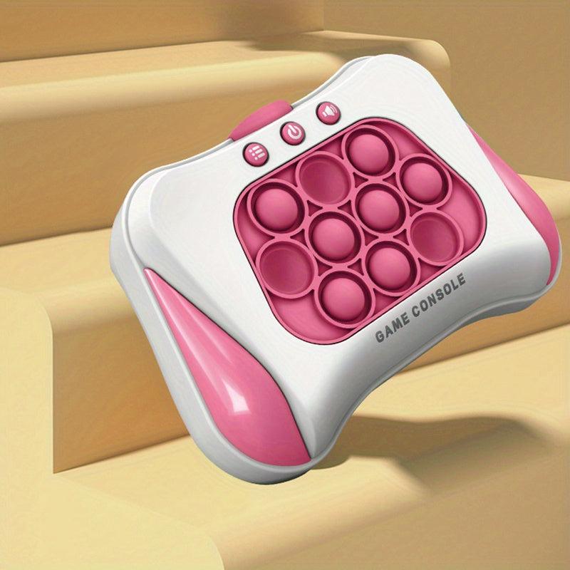 Handheld Bubble Game Toy Light & Sound Press Pop Fidget Sensory Toy