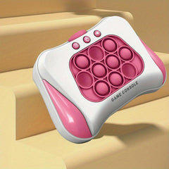 Handheld Bubble Game Toy Light & Sound Press Pop Fidget Sensory Toy