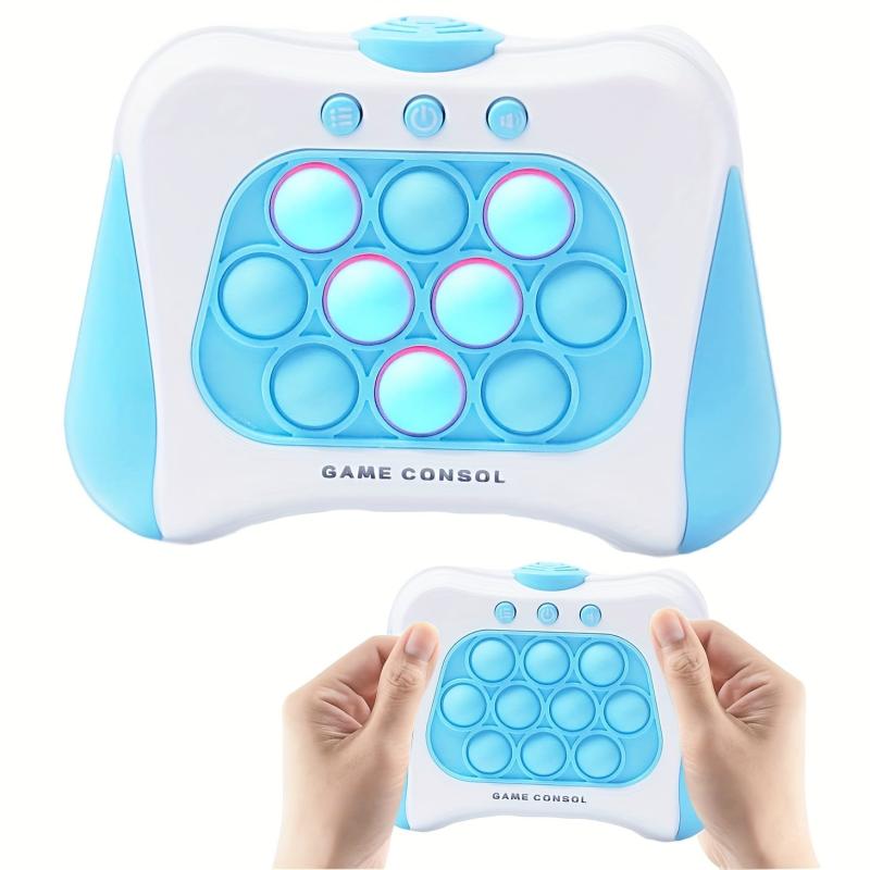 Handheld Bubble Game Toy Light & Sound Press Pop Fidget Sensory Toy