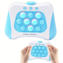 Handheld Bubble Game Toy Light & Sound Press Pop Fidget Sensory Toy