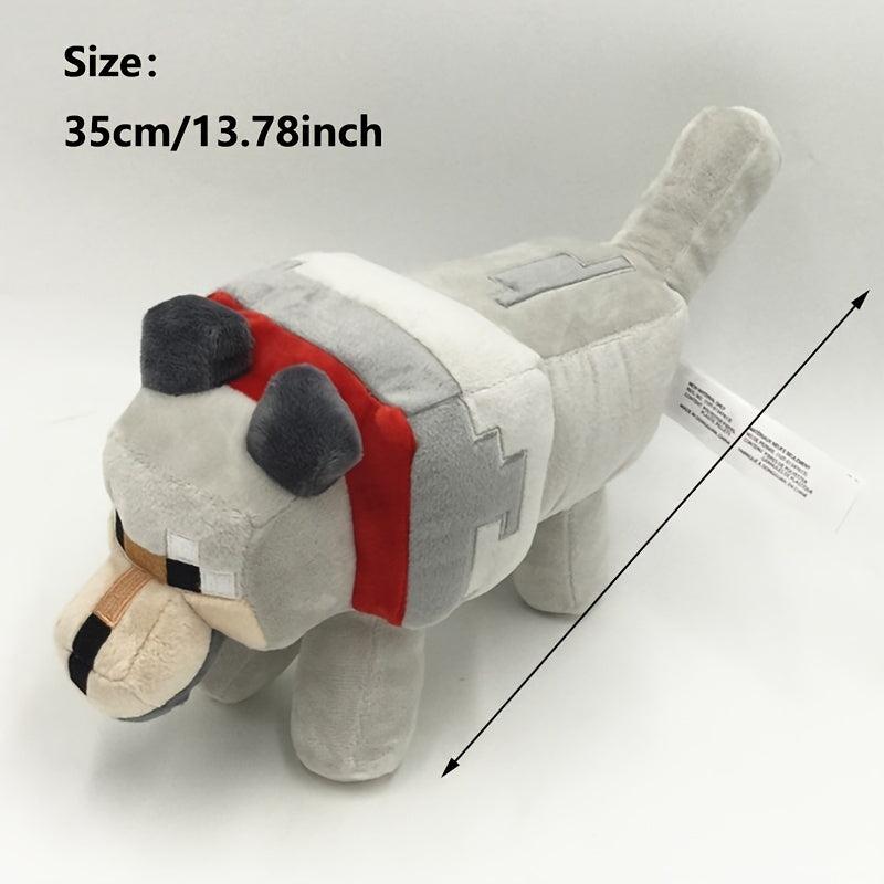 Plush Cat Wolf Dragon Puppet Toy Kids Xmas Gift Room Decor