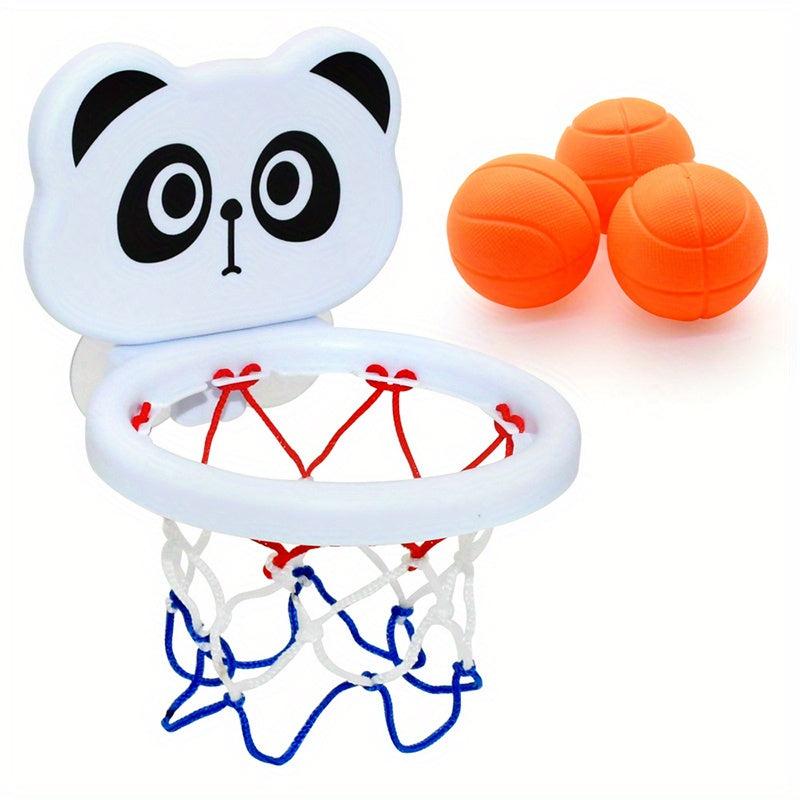 Mini Shooting Basket Bathtub Water Game Set Basketball Backboard With 3 Balls