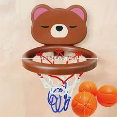 Mini Shooting Basket Bathtub Water Game Set Basketball Backboard With 3 Balls