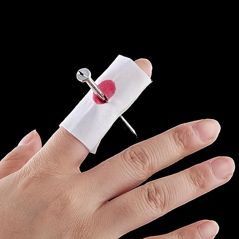 Halloween Nail Through Finger Prank Tool Prop