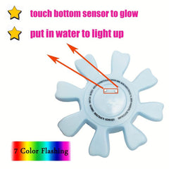 Bath Toys Marine Animal Toys Light Up Floating Rubber Toys Flashing