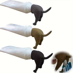 Pooping Dog Butt Toothpaste Topper Funny Gift