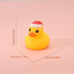 6pcs Colorful Christmas Duck Toy - Bath and Pool Activities Toy