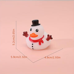 6pcs Colorful Christmas Duck Toy - Bath and Pool Activities Toy