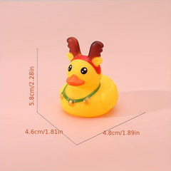 6pcs Colorful Christmas Duck Toy - Bath and Pool Activities Toy