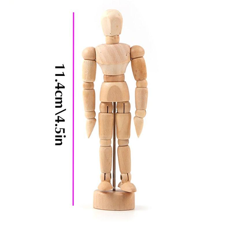 Wooden Hand Body Draw Action Toys Drawing Sketch Mannequin Model