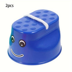 2pcs Bucket Stilts Kid Stilt Walking Cup Children Stepper Toy