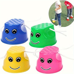 2pcs Bucket Stilts Kid Stilt Walking Cup Children Stepper Toy