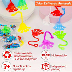 5Pcs Elastic Stretch Sticky Hands Toys for Kids