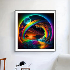 DIY Diamond Painting Seaside Scenery Full Diamond Art Kit