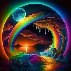 DIY Diamond Painting Seaside Scenery Full Diamond Art Kit