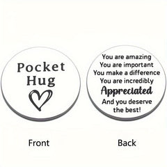 Motivational Pocket Hug Back To School Kids Birthday Daughter Valentine Wedding