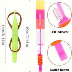 Glow Flying Toys Set Slingshot LED Copters Birthday Party Favors Outdoor Game