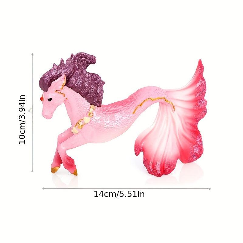 Marine Elf Seahorse Mount Underwater Unicorn Sea Animal Toys