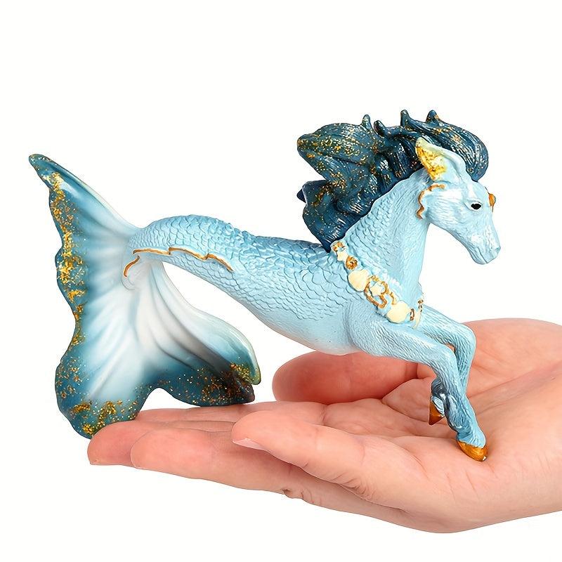 Marine Elf Seahorse Mount Underwater Unicorn Sea Animal Toys
