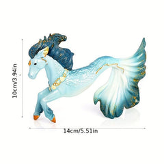 Marine Elf Seahorse Mount Underwater Unicorn Sea Animal Toys