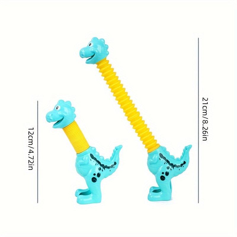 Creative Decompression Telescopic Tube Dinosaur DIY Giraffe Toy