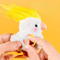 Parrot Clockwork Toy Jumping Wind Up Cockatoo Model Classic Bird Toys