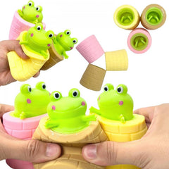 Educational Frog Squeeze Toy for Kids Anxiety Relief Fun