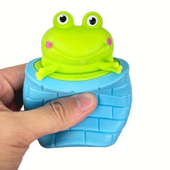 Educational Frog Squeeze Toy for Kids Anxiety Relief Fun