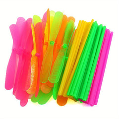 Transparent Bamboo Dragonfly Flying Toys Outdoor Educational Party Toys