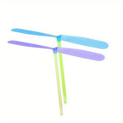 Transparent Bamboo Dragonfly Flying Toys Outdoor Educational Party Toys