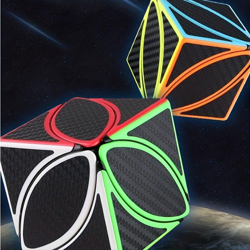 Cube Carbon Fiber Maple Leaf Smooth Puzzle Toy