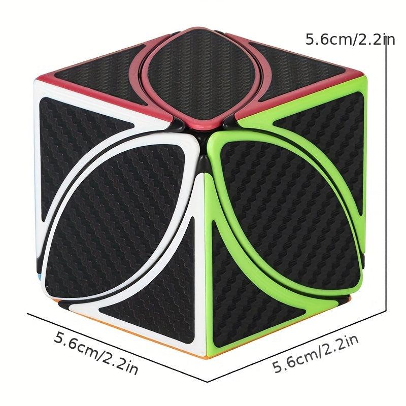 Cube Carbon Fiber Maple Leaf Smooth Puzzle Toy
