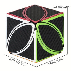 Cube Carbon Fiber Maple Leaf Smooth Puzzle Toy
