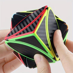 Cube Carbon Fiber Maple Leaf Smooth Puzzle Toy