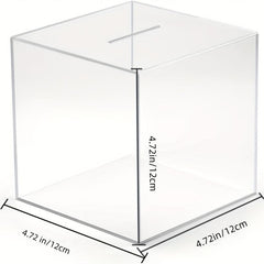 Acrylic Piggy Bank for Adults and Kids