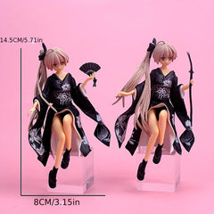 Kimono Anime Girl Figure Model Car Ornament Teen Gift