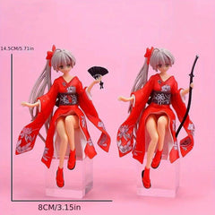 Kimono Anime Girl Figure Model Car Ornament Teen Gift