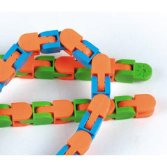 24 Section Bicycle Chain Track Decompression Toy Fluid Bracelet
