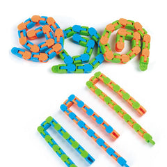 24 Section Bicycle Chain Track Decompression Toy Fluid Bracelet